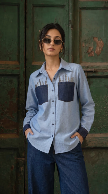 The Anchor Embroidery Shirt